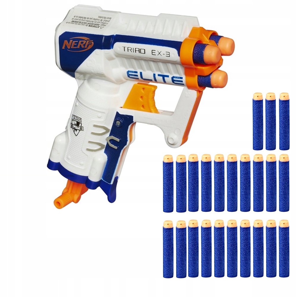 

Nerf Pistolet Na Strzałki Triad EX-3 +23 Strzałki