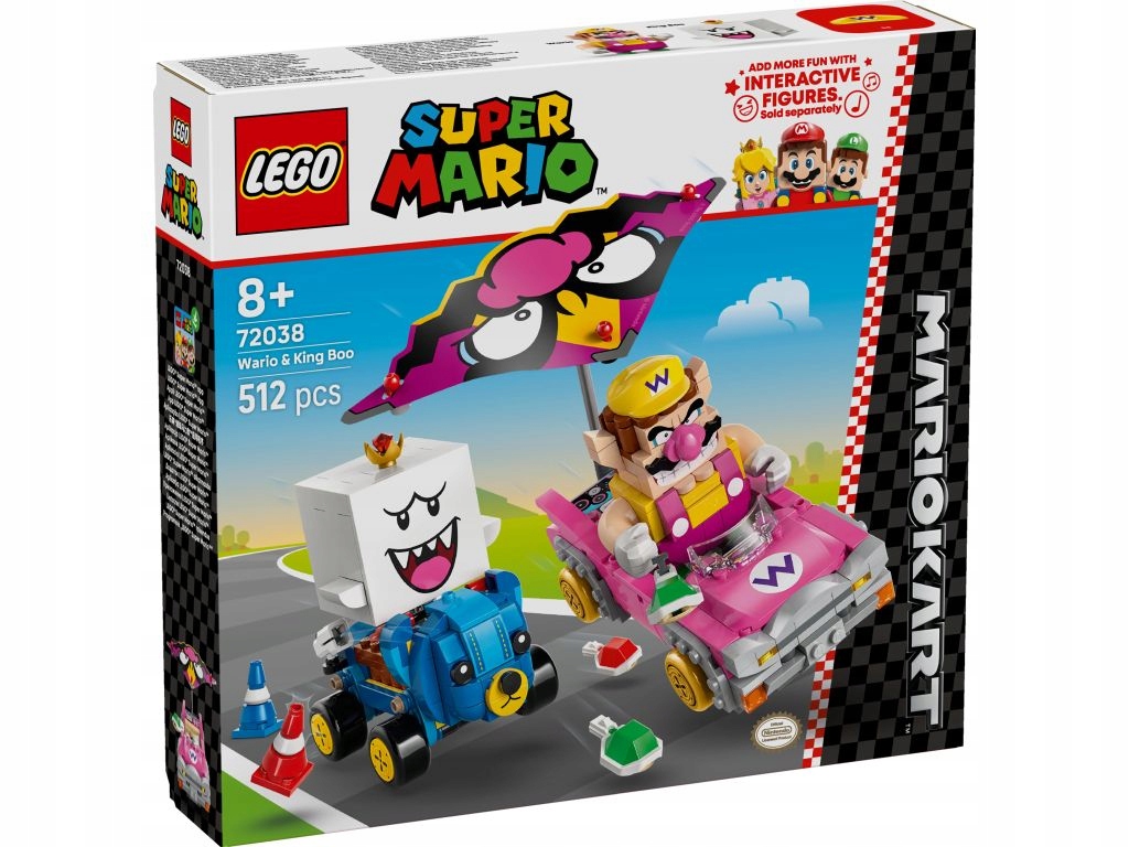 Lego 72038 Mario Mario Kart – Wario a král Boo