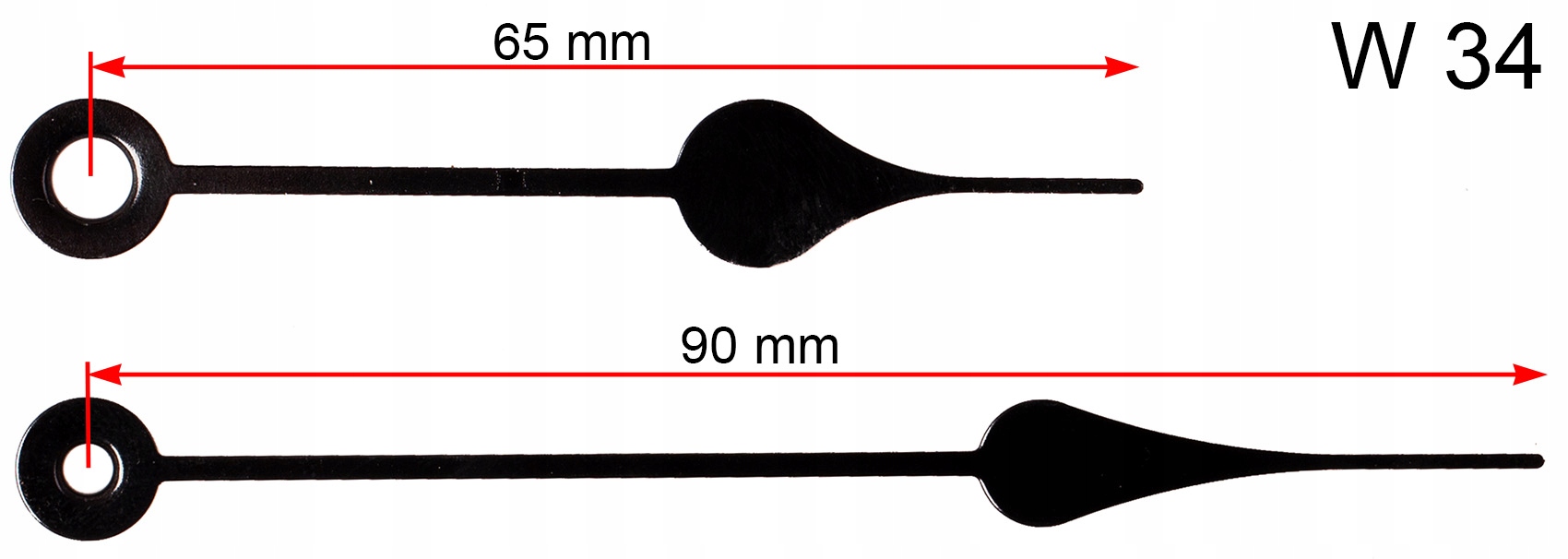 

Wskazówki Do Zegara Mechanizm Kwarcowy w34