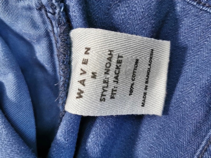 WAVEN KURTKA JEANSOWA MĘSKA W JODEŁKE CASUAL M Odcień granatowy