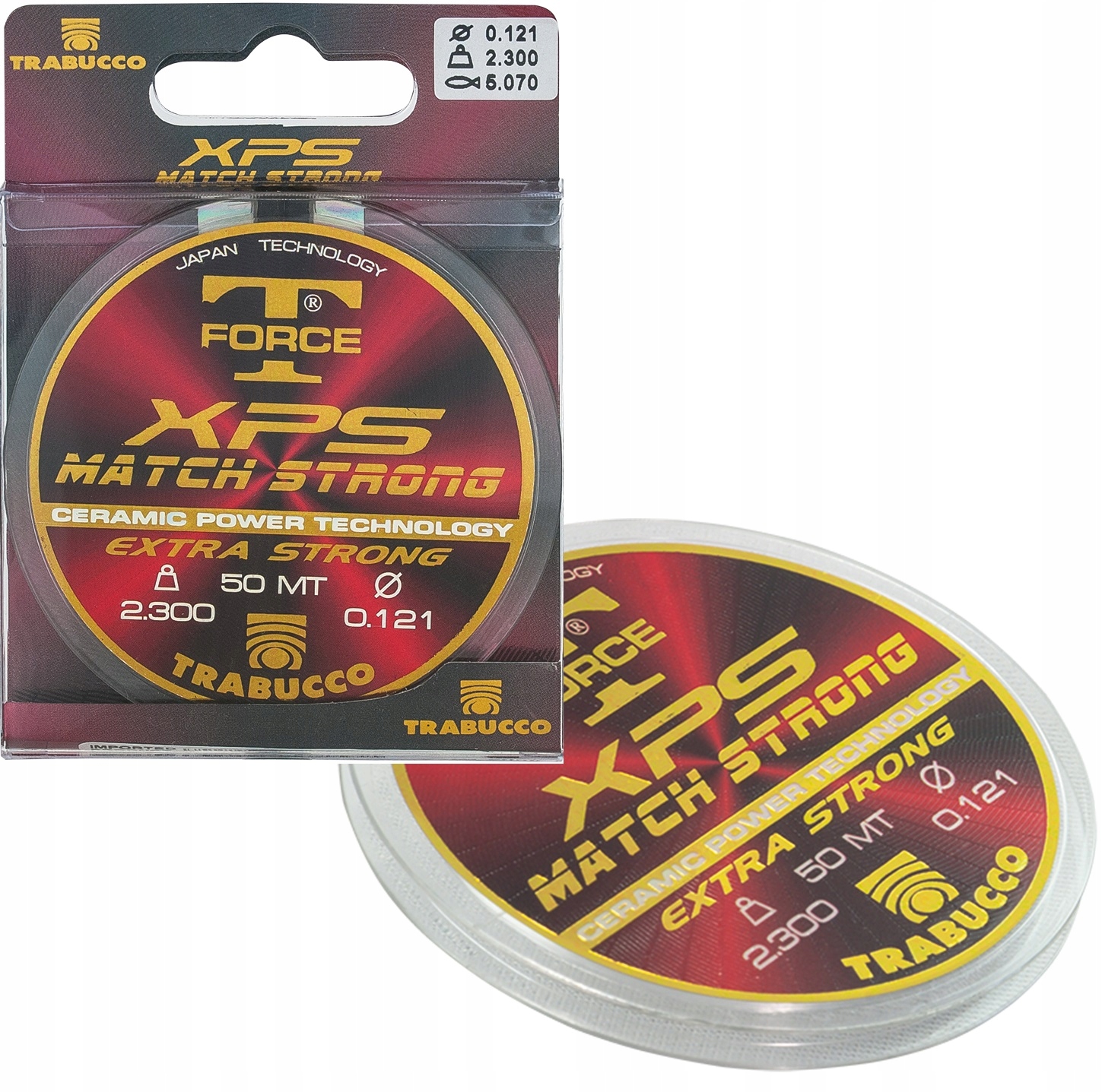 ŻYŁKA DO ZESTAWÓW I PRZYPONÓW TRABUCCO XPS MATCH STRONG 0,162 MM 50 M