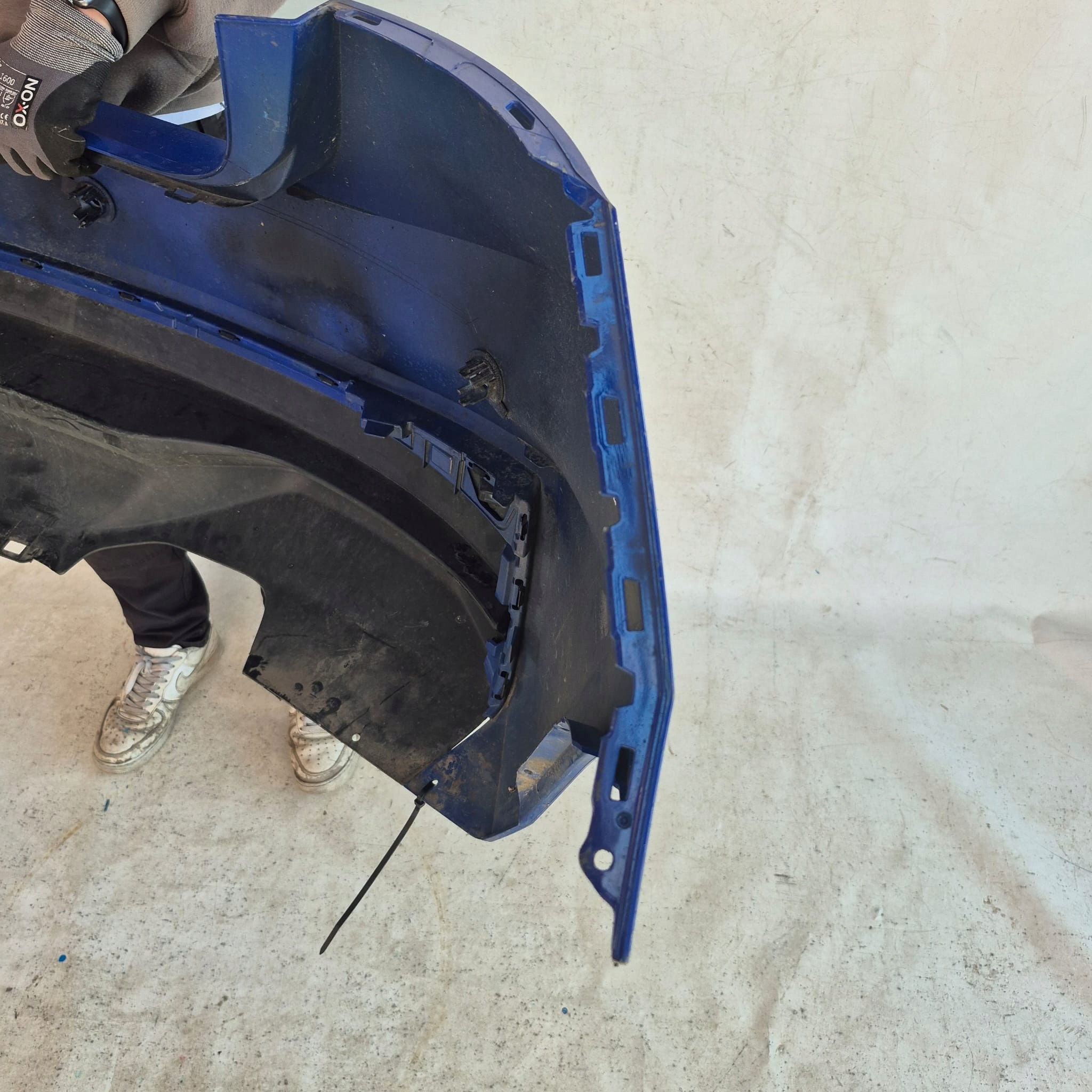 SKODA FABIA IV 4 HB 21- bumper rear part rear 4XPDC