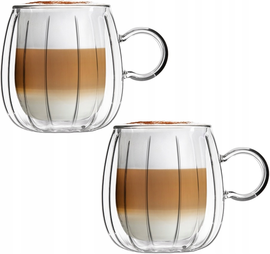 

Vialli 2 Szklanki Termiczne Kawy Latte Herbaty 350