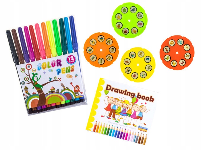 PROJEKTOR RZUTNIK DO NAUKI RYSOWANIA LAMPKA SLAJDY Kolor dominujący odcienie niebieskiego