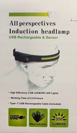 CZOŁÓWKA LATARKA CZOŁOWA OPASKA 1111 LED COB Model URZ0935