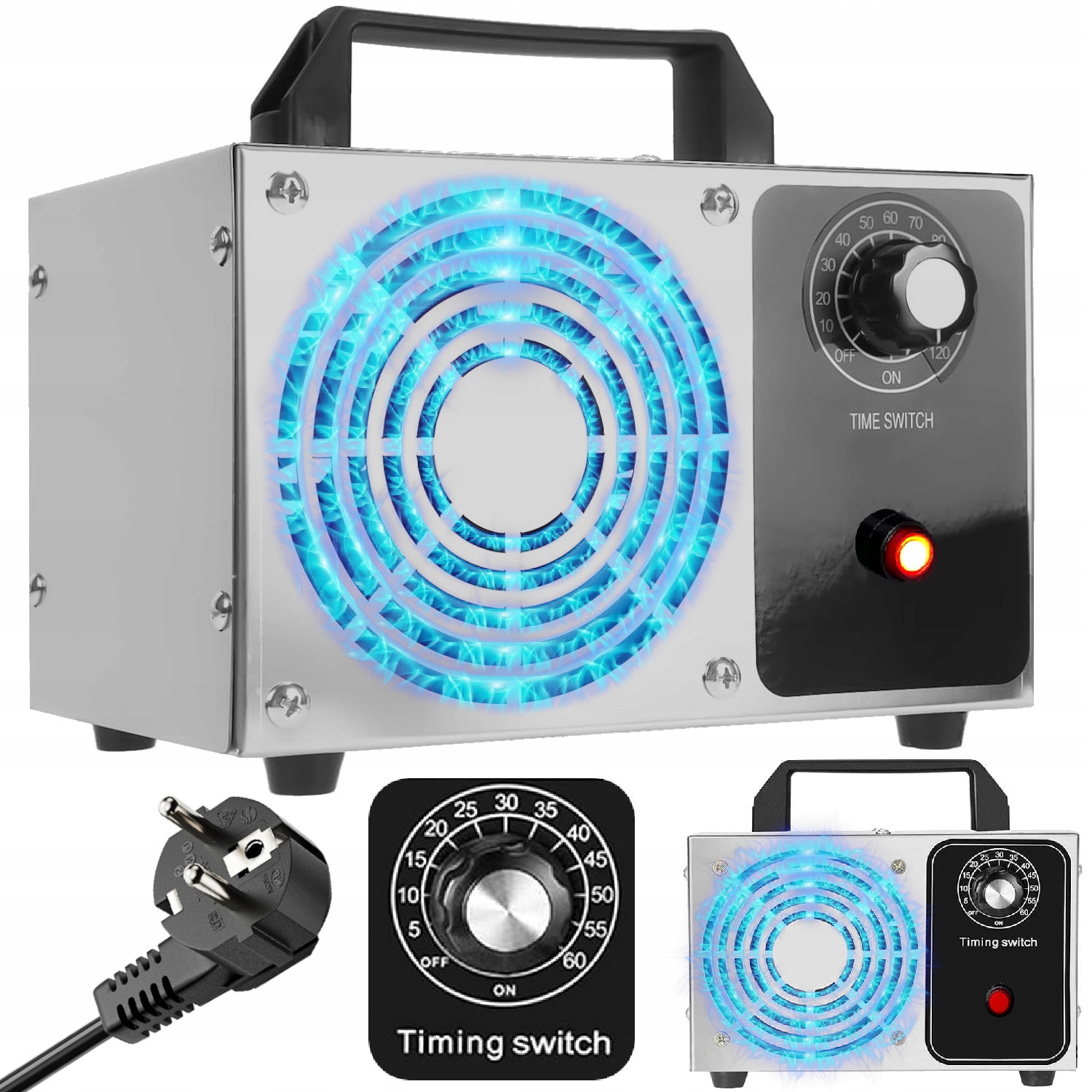 GENERATOR OZONU MOCNY 28 000 MG/H ozonator +TIMER