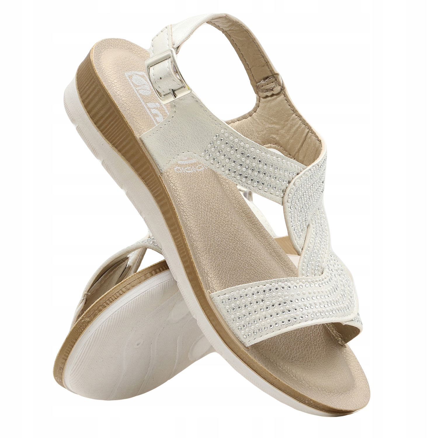 SANDAŁY INBLU DAMSKIE LETNIE BV-33 CYRKONIE 37 Marka Inblu