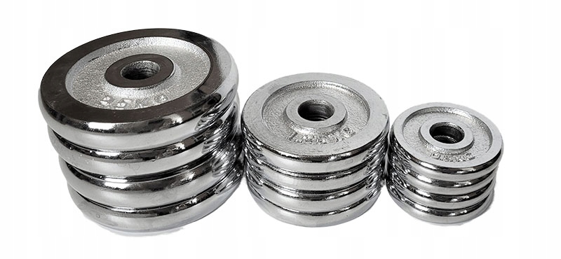 Hantle żeliwne 2x10kg WALIZKA regulowane chromowane zestaw 20kg Rodzaj chromowane