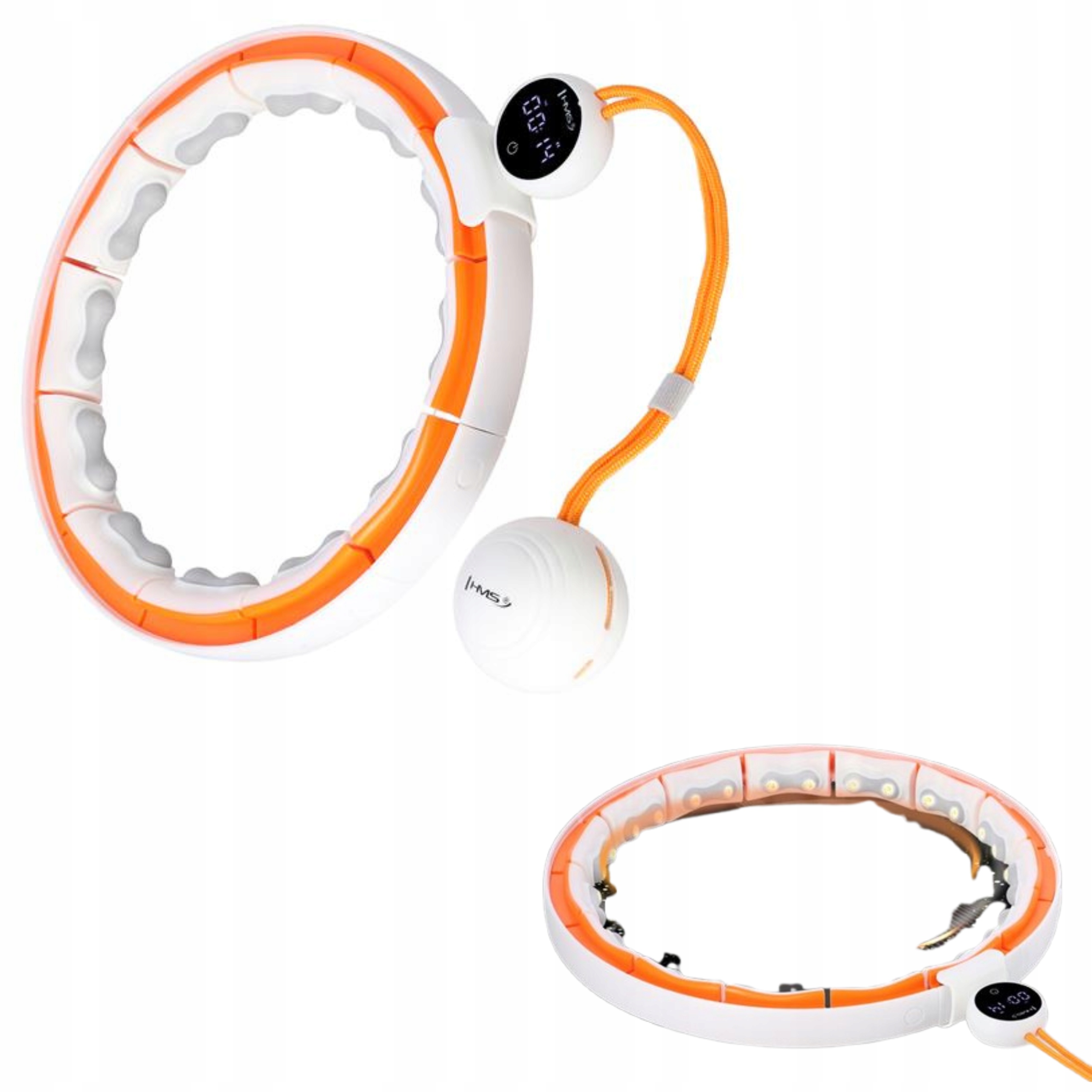 Hula Hoop Hms s počítadlem zatížení a magnetickými výstupky pro cvičení