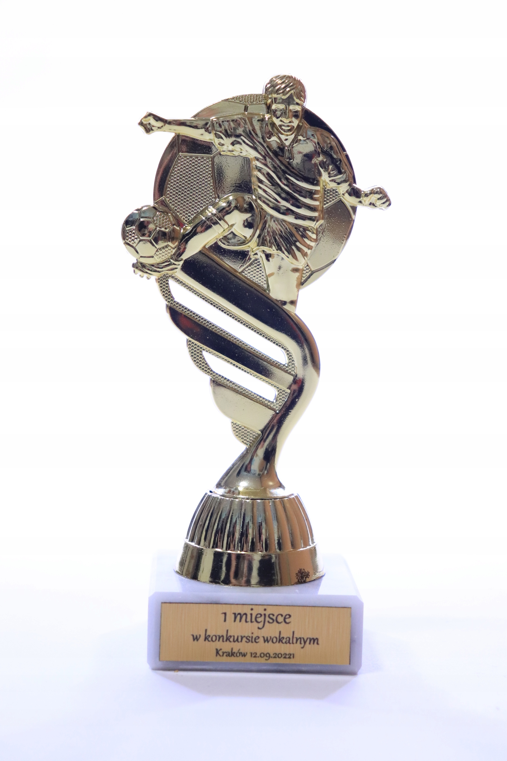 

Statuetka piłka nożna 15 cm