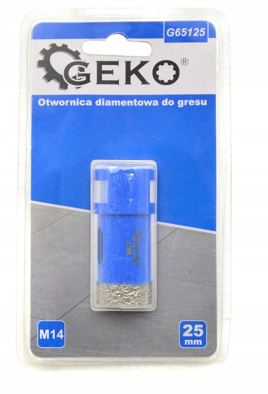 GEKO OTWORNICA DIAMENTOWA DO GRESU 25MM M14 G65125 Marka Geko