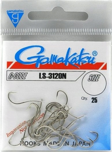 

Haczyki Gamakatsu LS-3120N Hooks Nickel 6