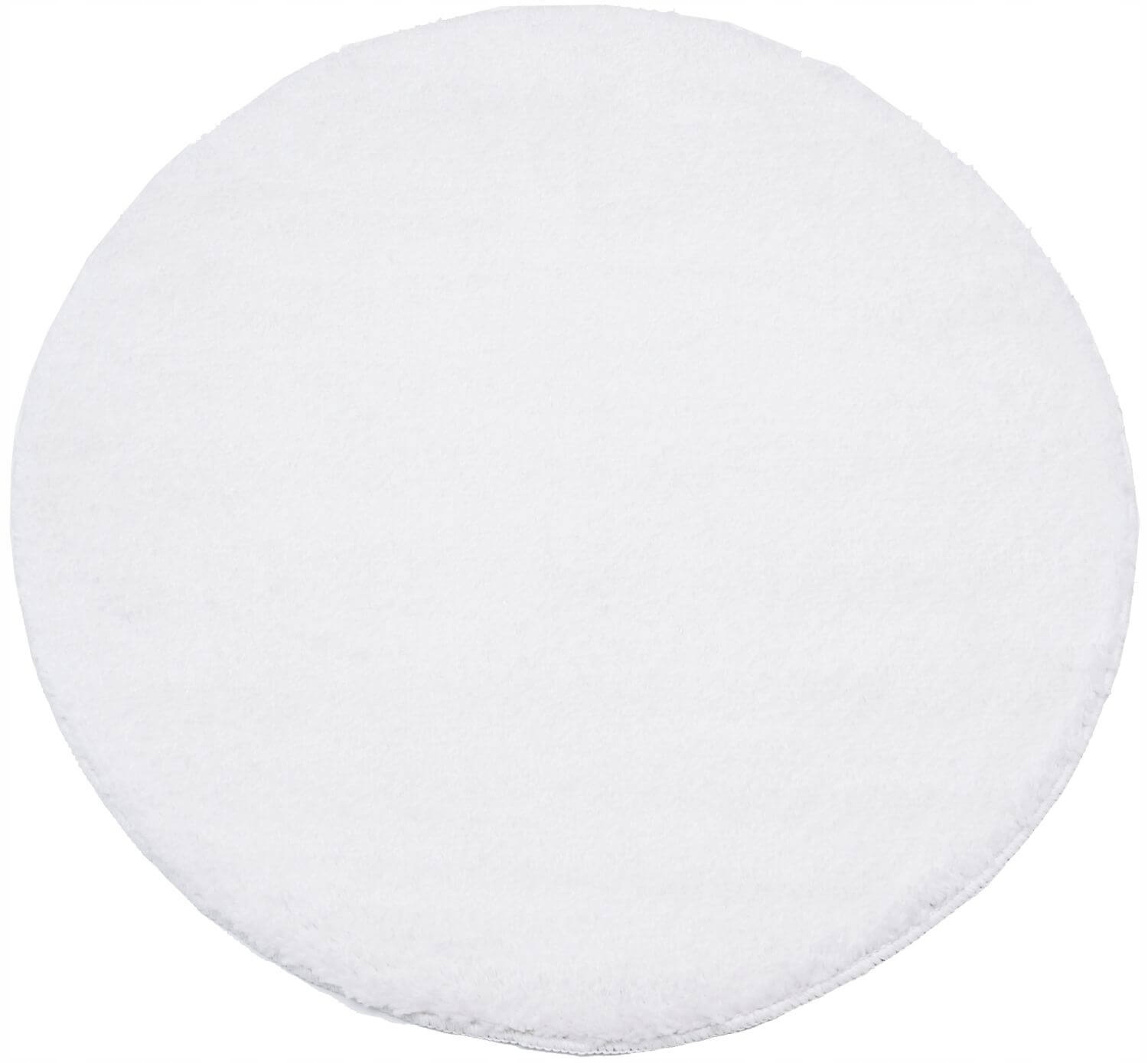 Koberec Shaggy Chlupatý Do Obývacího Pokoje Ložnice Měkký Plyšový Bílý 200X200