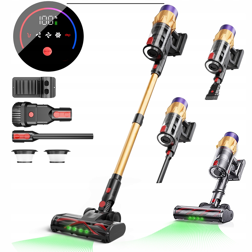Odkurzacz 50000Pa do domu samochodu Blossom V18 Bezprzewodowy pionowy do sierści zwierząt