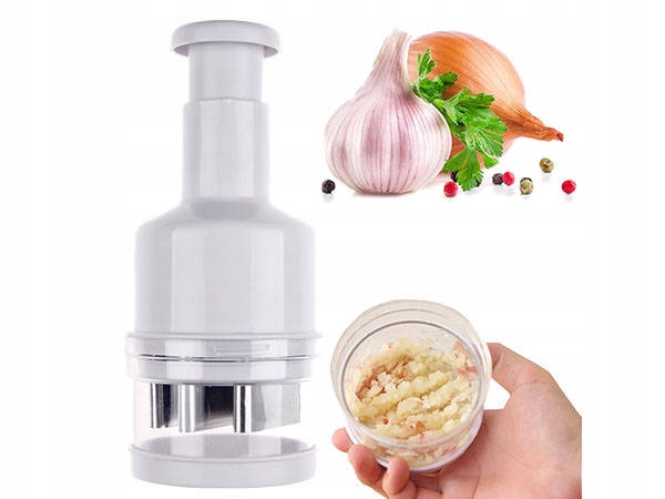 SIEKACZ DO CEBULI CZOSNKU WARZYW SZATKOWNICA OBROTOWA Zasilanie ręczne