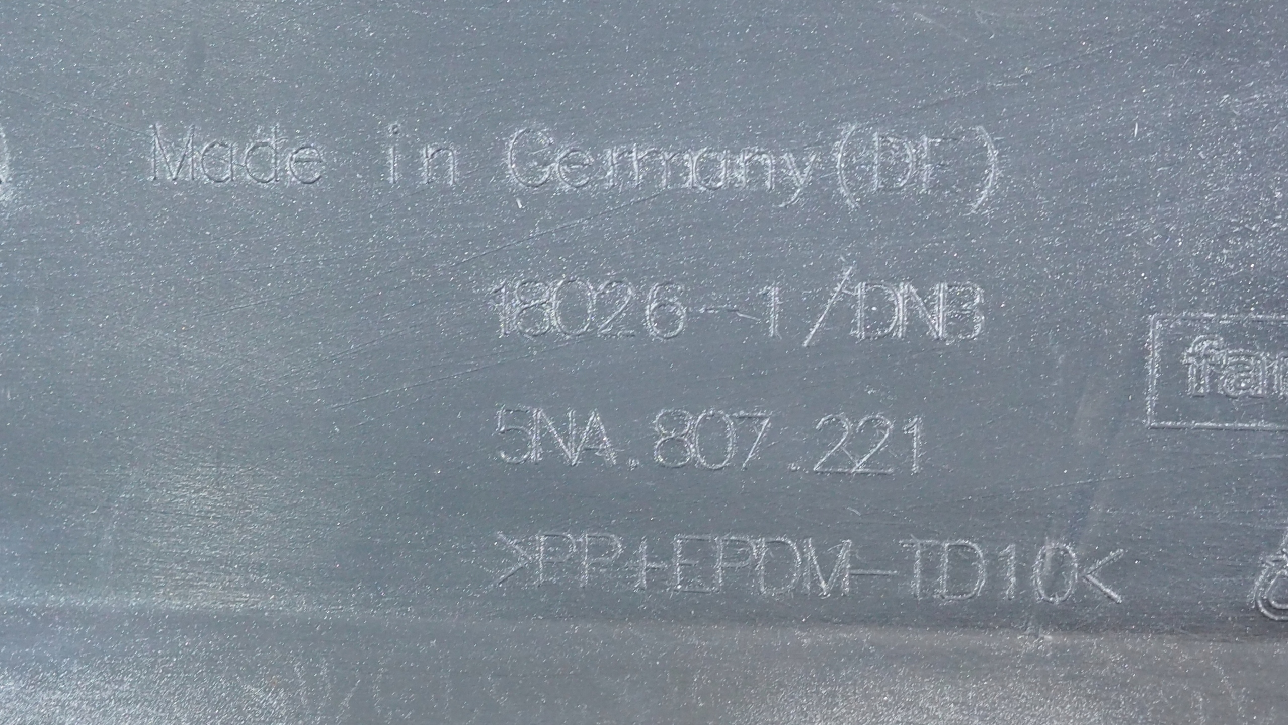 VW Tiguan II bumper front front 5NA807221