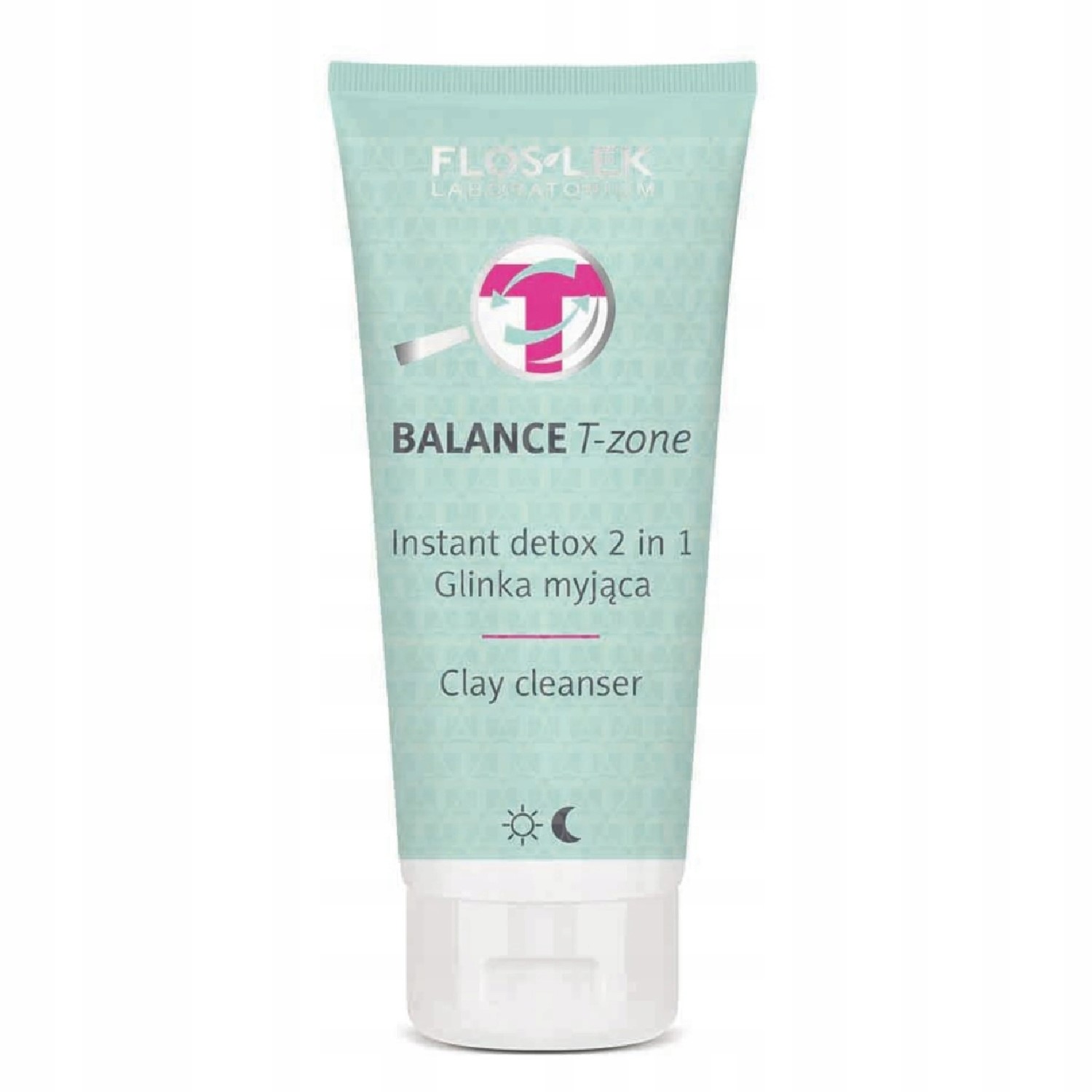 FLOSLEK Balance T-Zone 2w1 Glinka myjąca 125 ml