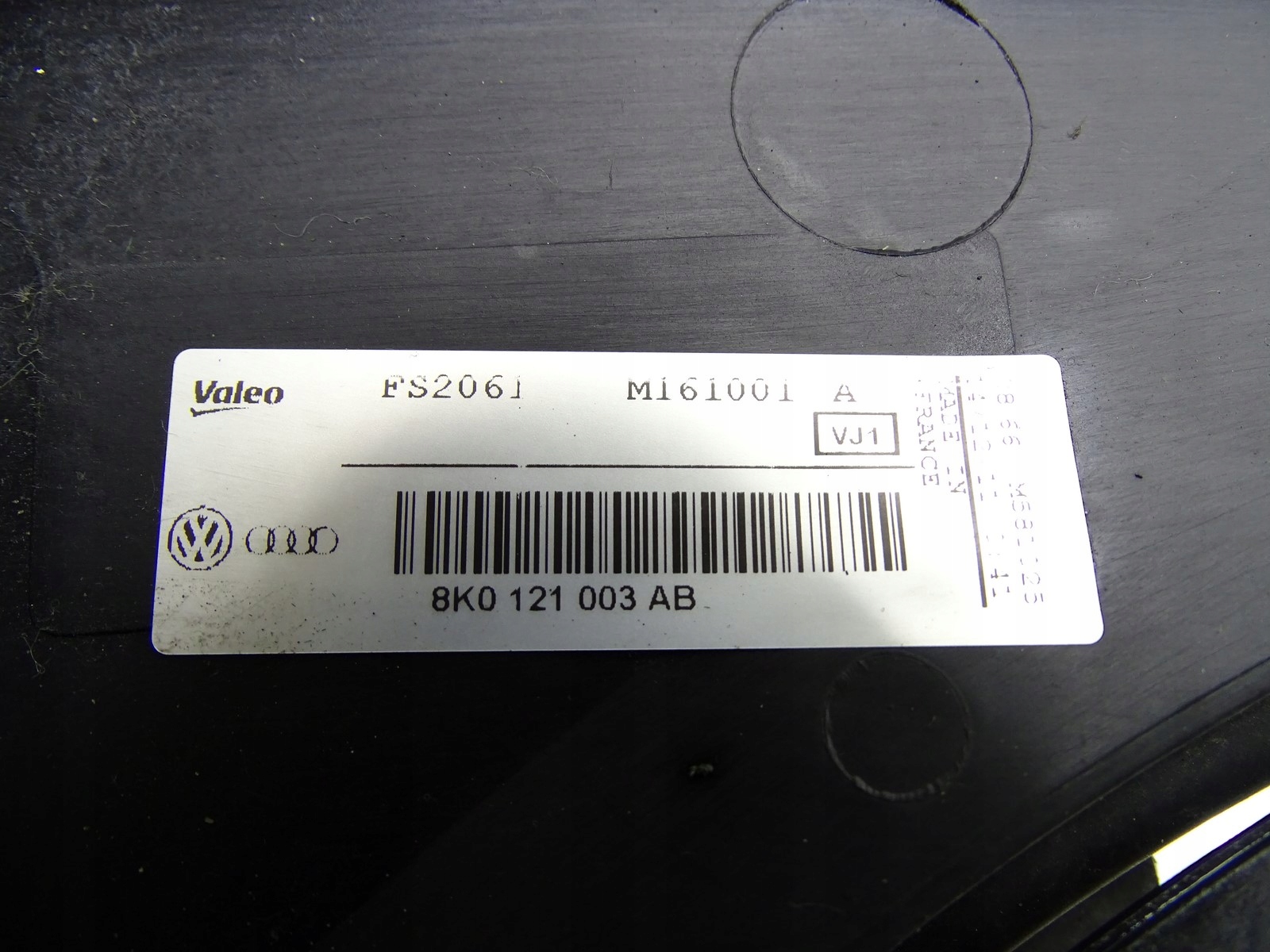ventilátor chladiče KOMPLET AUDI A6 C7 2.0 TDI 8K0121003AB