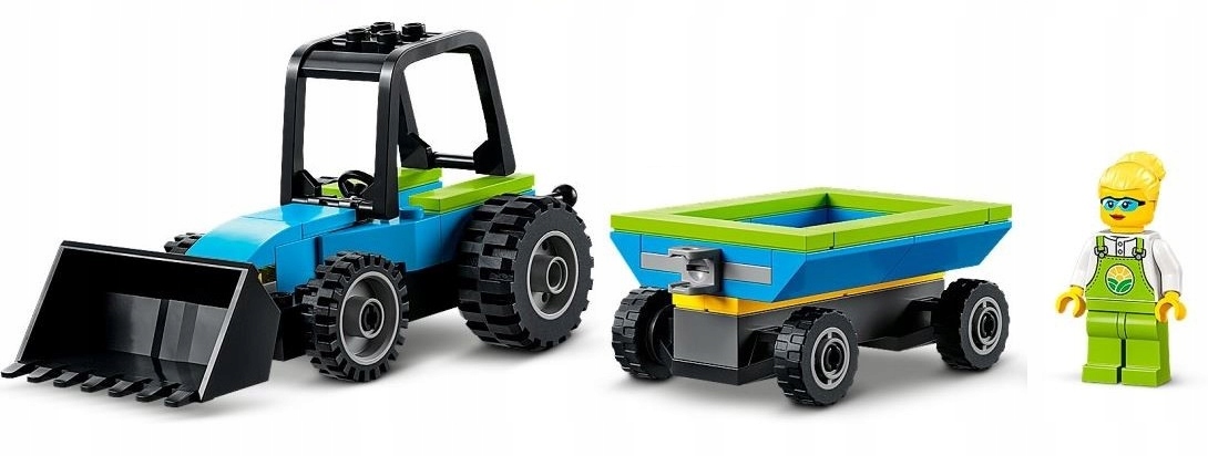 

Niekompletne Lego 60346 traktor pczyczepa figurka