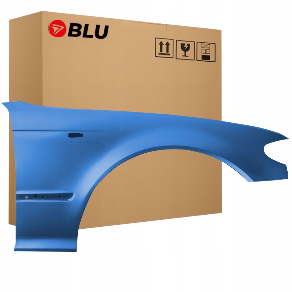 Blu Blatník Bmw 3 E46 372 pravý modrý 01-05 přední sedan kombi Fl
