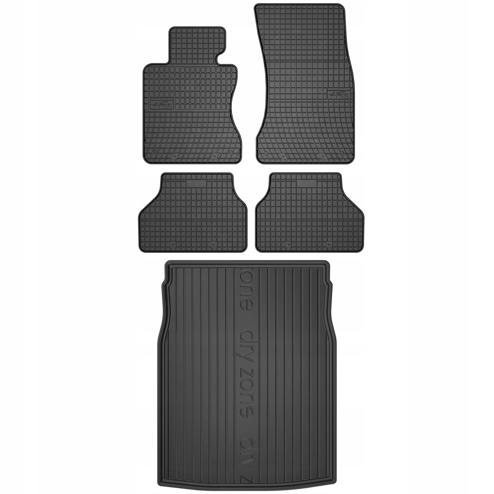 Sada gumových koberčekov a rohoží Bmw radu 5 E60 2003-2010