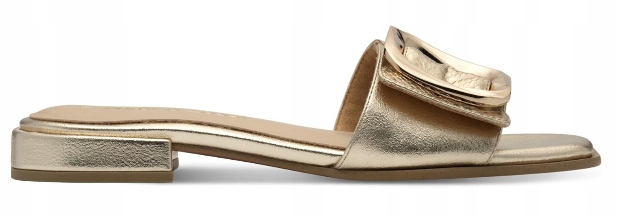 Dámské Nazouváky Elegantní Ploché Zlaté Stylové Marco Tozzi 41