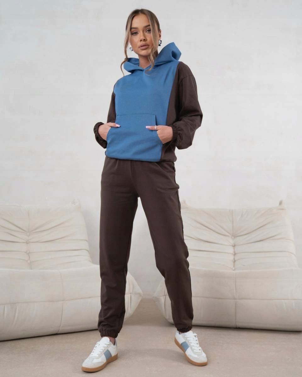 Tepláková Souprava 554 Čokoláda L/XL