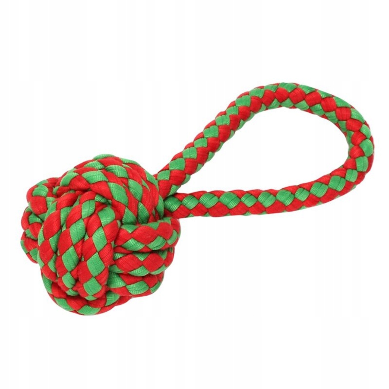 

Zabawka dla psa świąteczna Sznur z piłką na święta