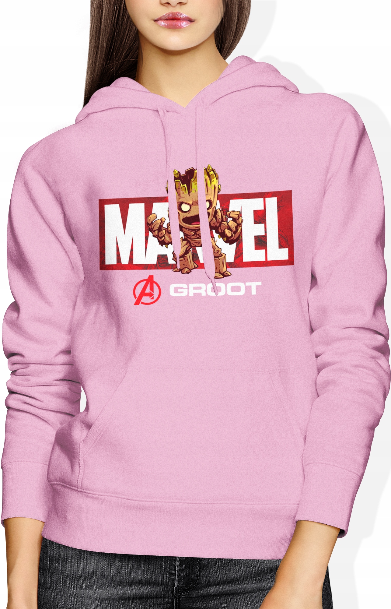 

Groot Marvel Bluza Damska Grot Z Kapturem Roz S