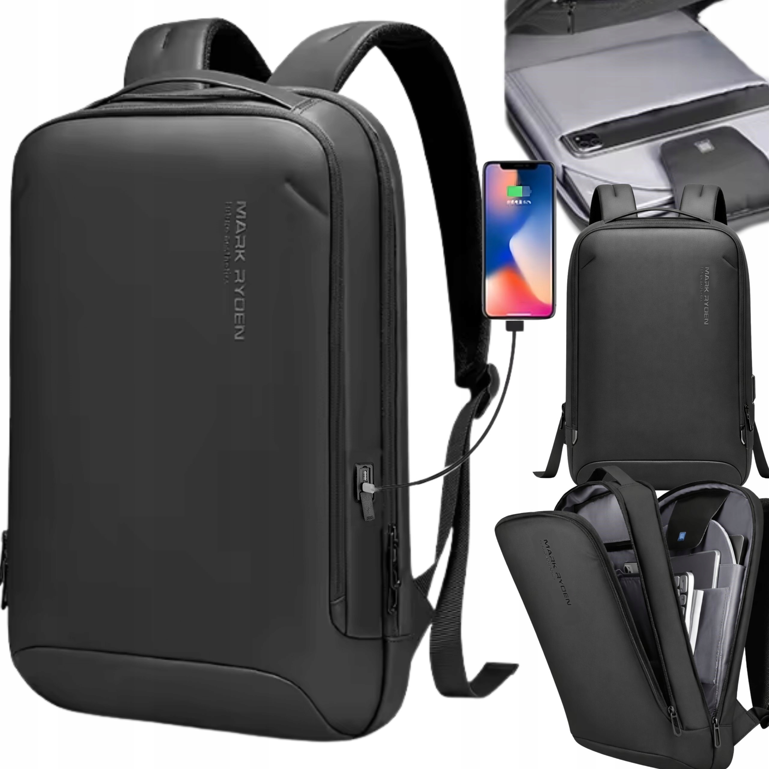 Batoh Na Notebook 15" Usb Příruční Zavazadlo Taška Na Letadlo Mark Ryden