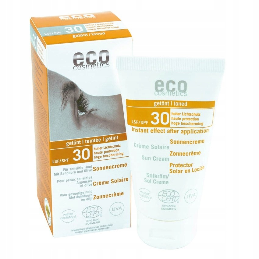 

Krem na słońce Spf 30 tonowany Eco Cosmetics
