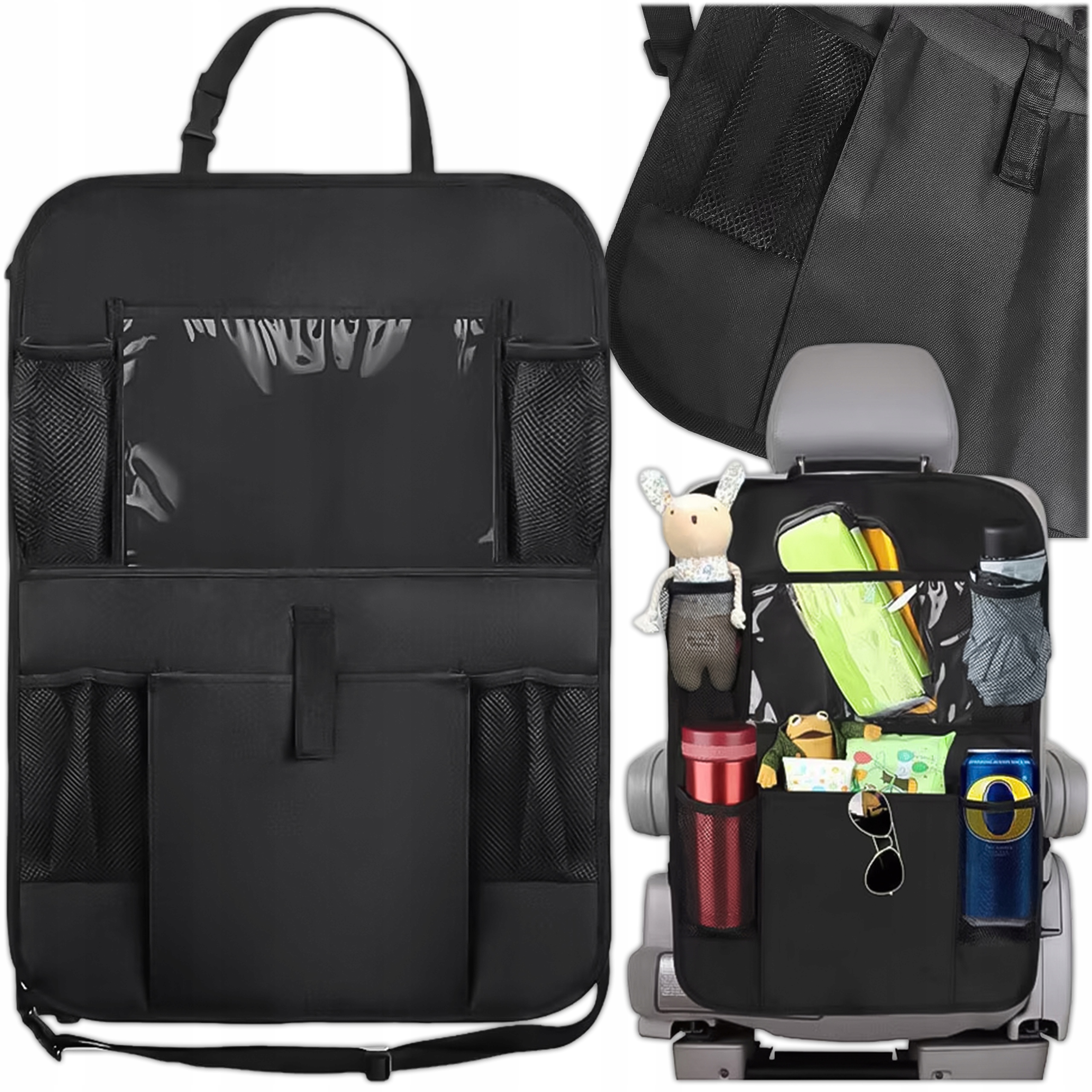 Organizer Na Fotel Samochodowy Ochraniacz Mata Ochronna Do Auta Oparcie XXL