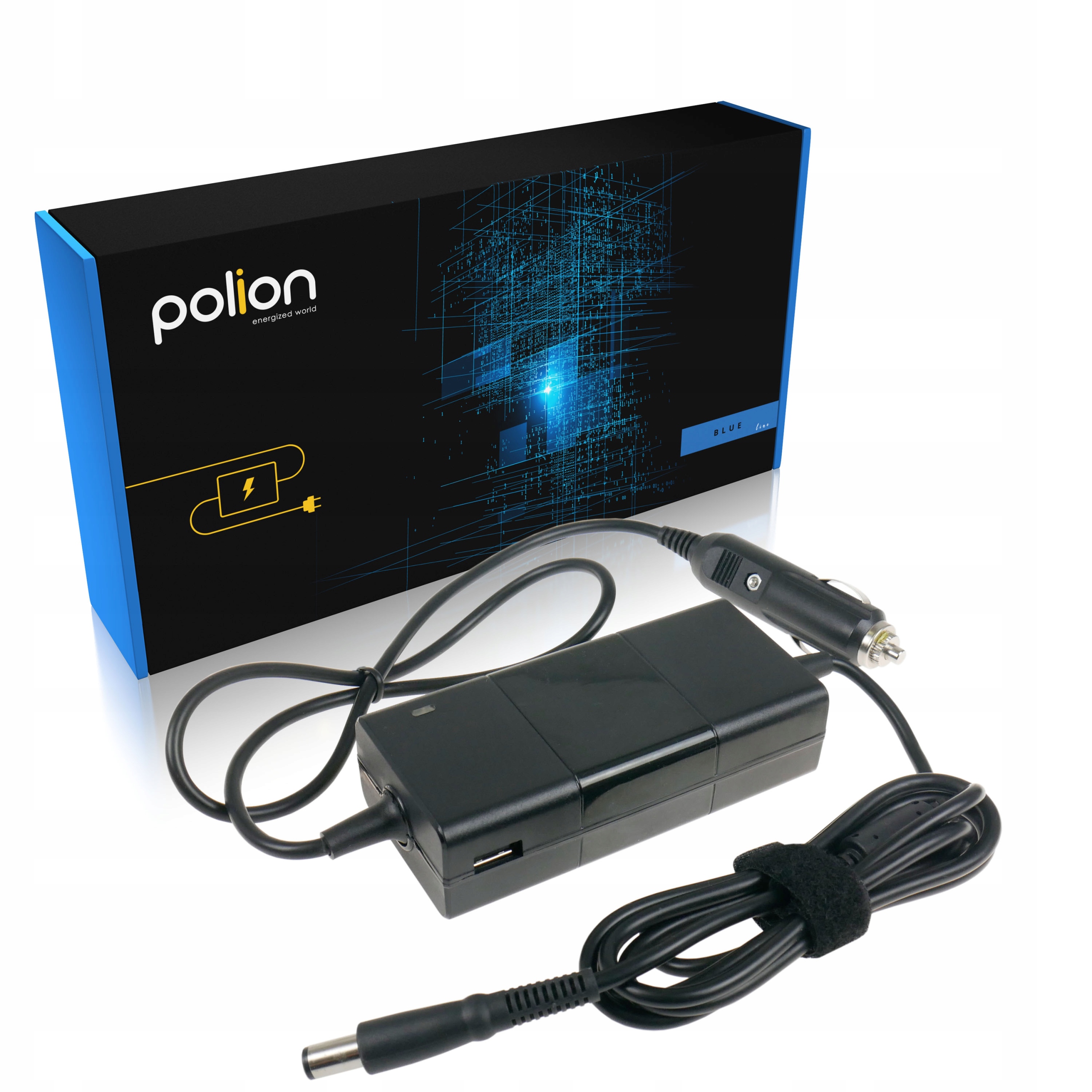 

Ładowarka samochodowa 90W do Dell 7,4x5,0 +usb 2A