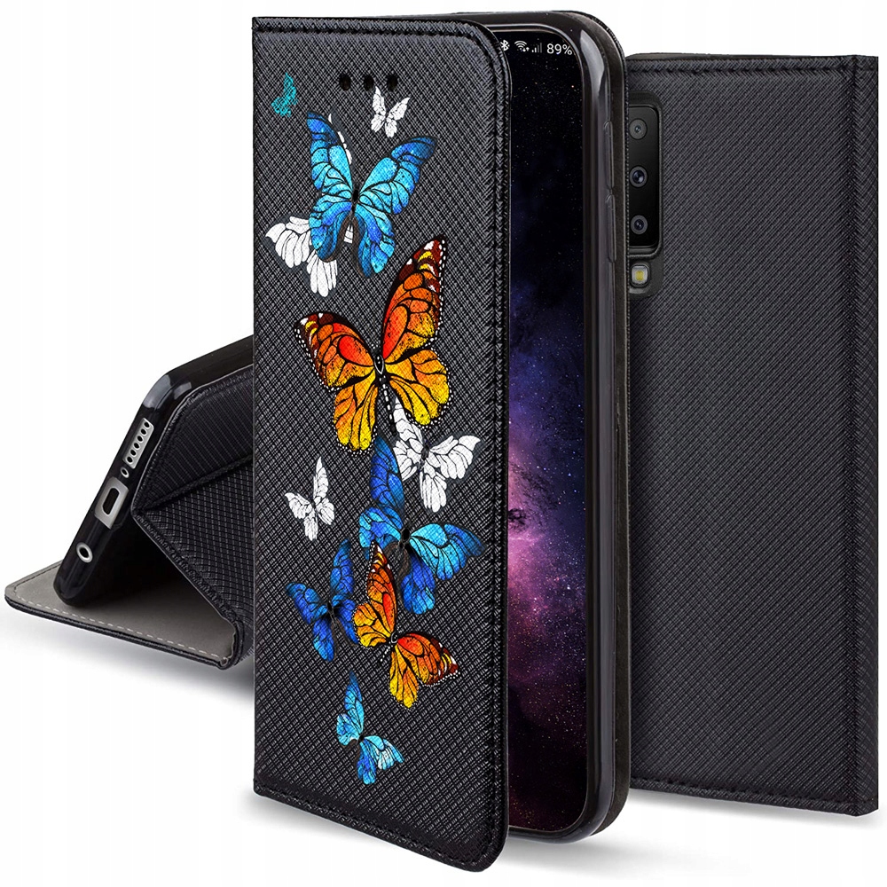 

Etui Magnet Motylki do Samsung Galaxy A50 Szkło