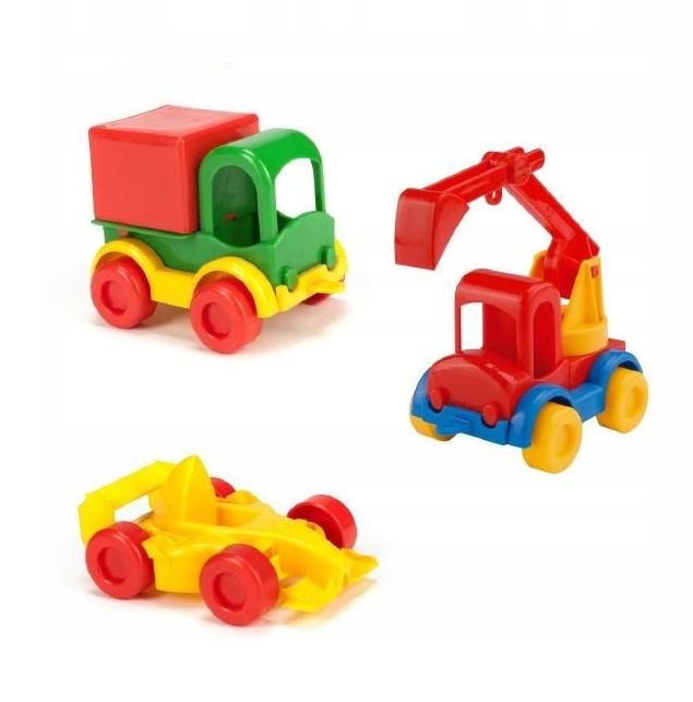 

Samochodziki pojazdy Kid Cars Wader 3 szt