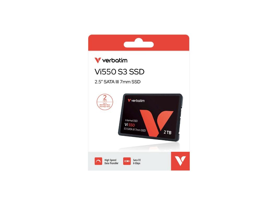 Verbatim Ssd Vi550 S3 2TB Sata III, 2.5” W 550/ R 500 Mb/ s 49354