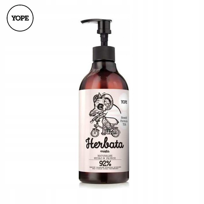 

E Mydło w płynie - Zielona Herbata i Mięta, 500ml