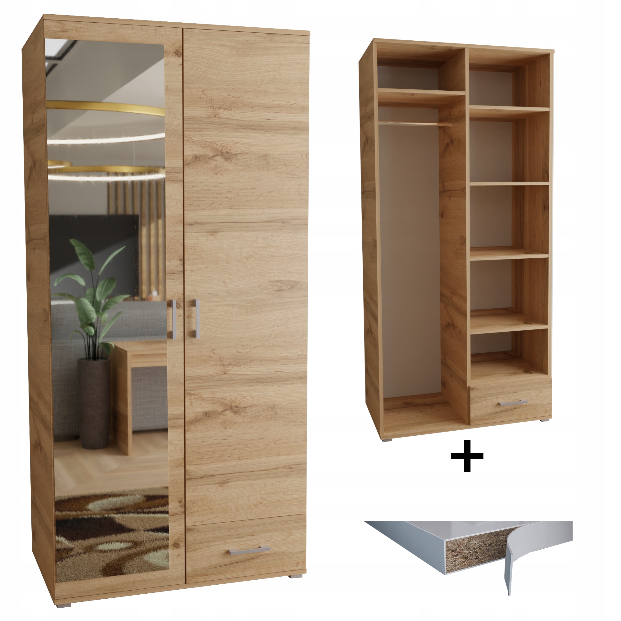 Skříň 80 CM Wotan s prémiovou dýhou