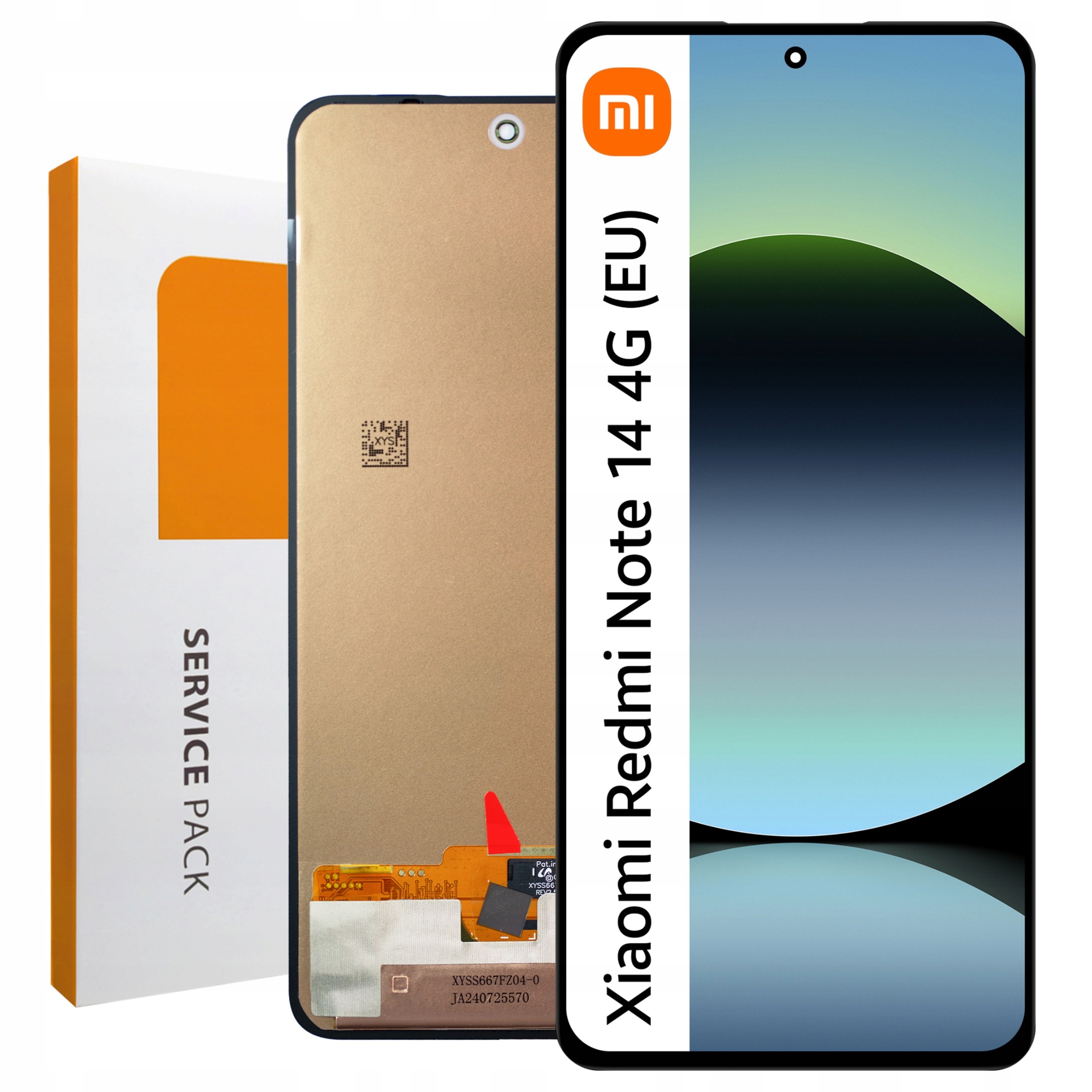 24117RN76G LCD pre Redmi Note 14 4G Service Pack Matrica Originál Zila