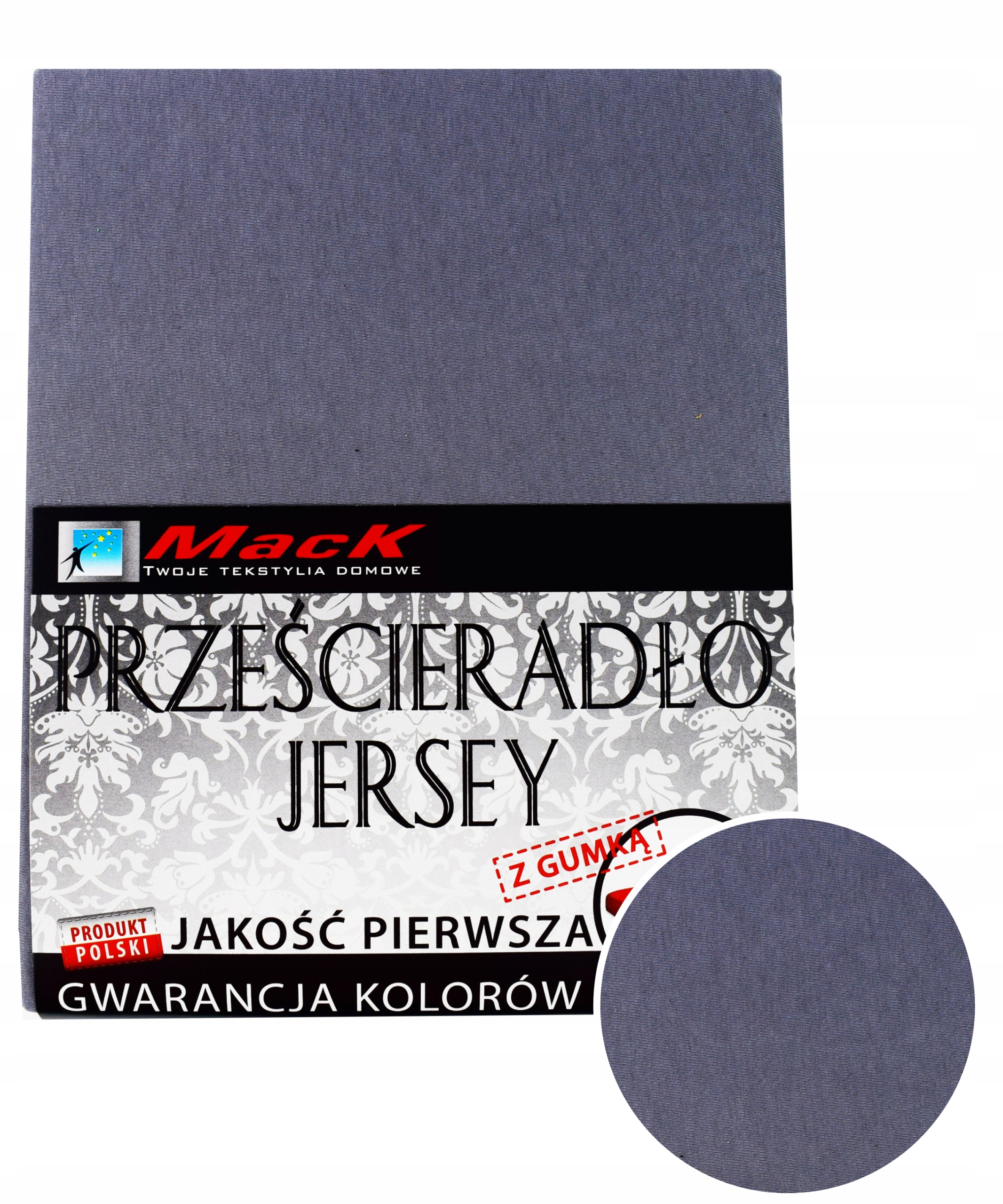 

Prześcieradło Jersey Z Gumką 140X200 szary