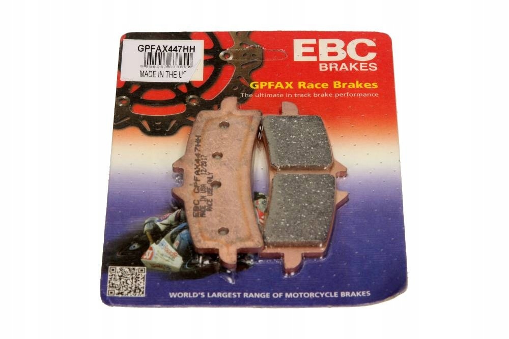 Brzdové doštičky moto Ebc GPFAX447HH