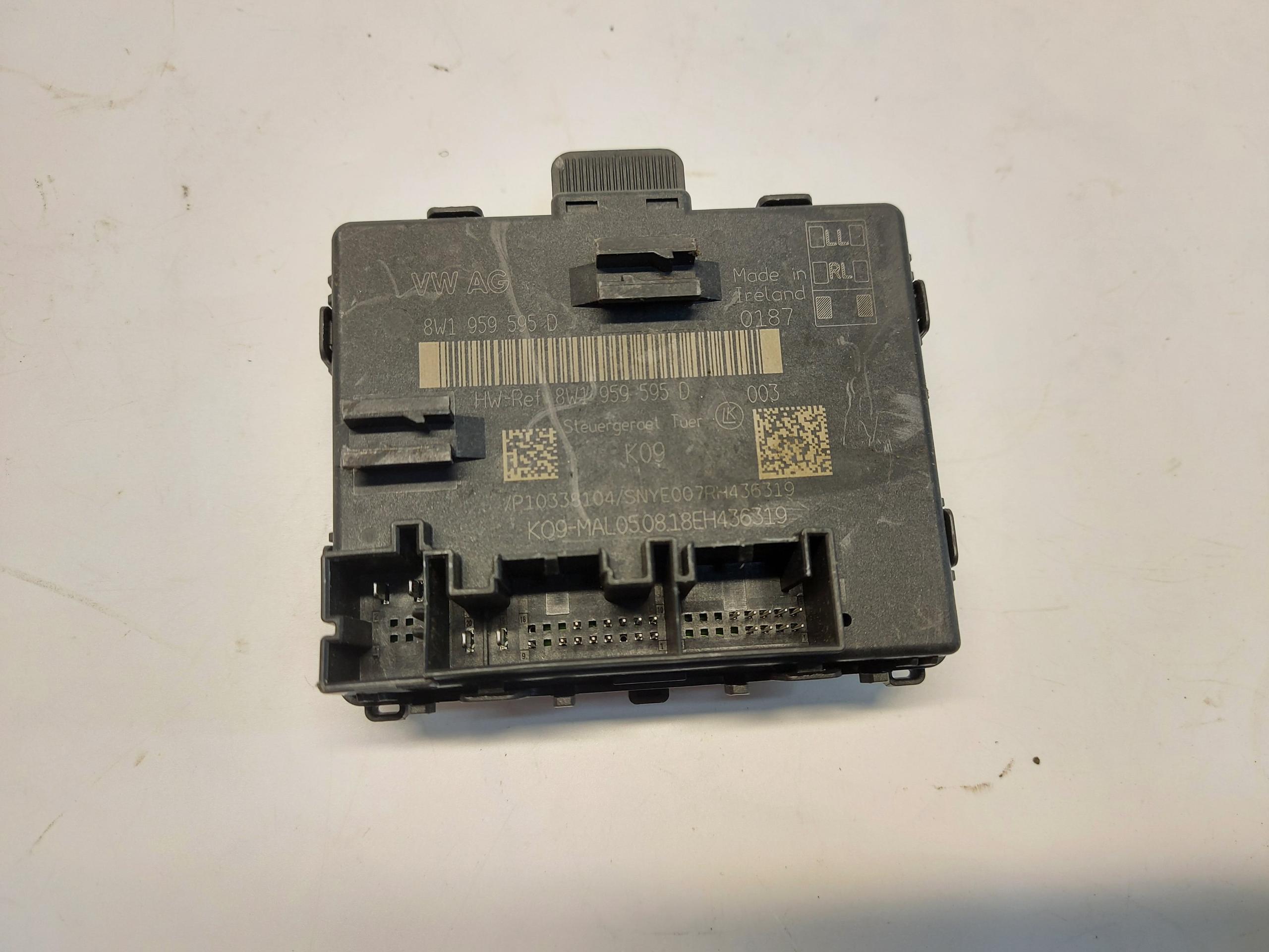 VW Arteon 3G8 2018r module control unit door left rear part 8W1959595D-JLK01