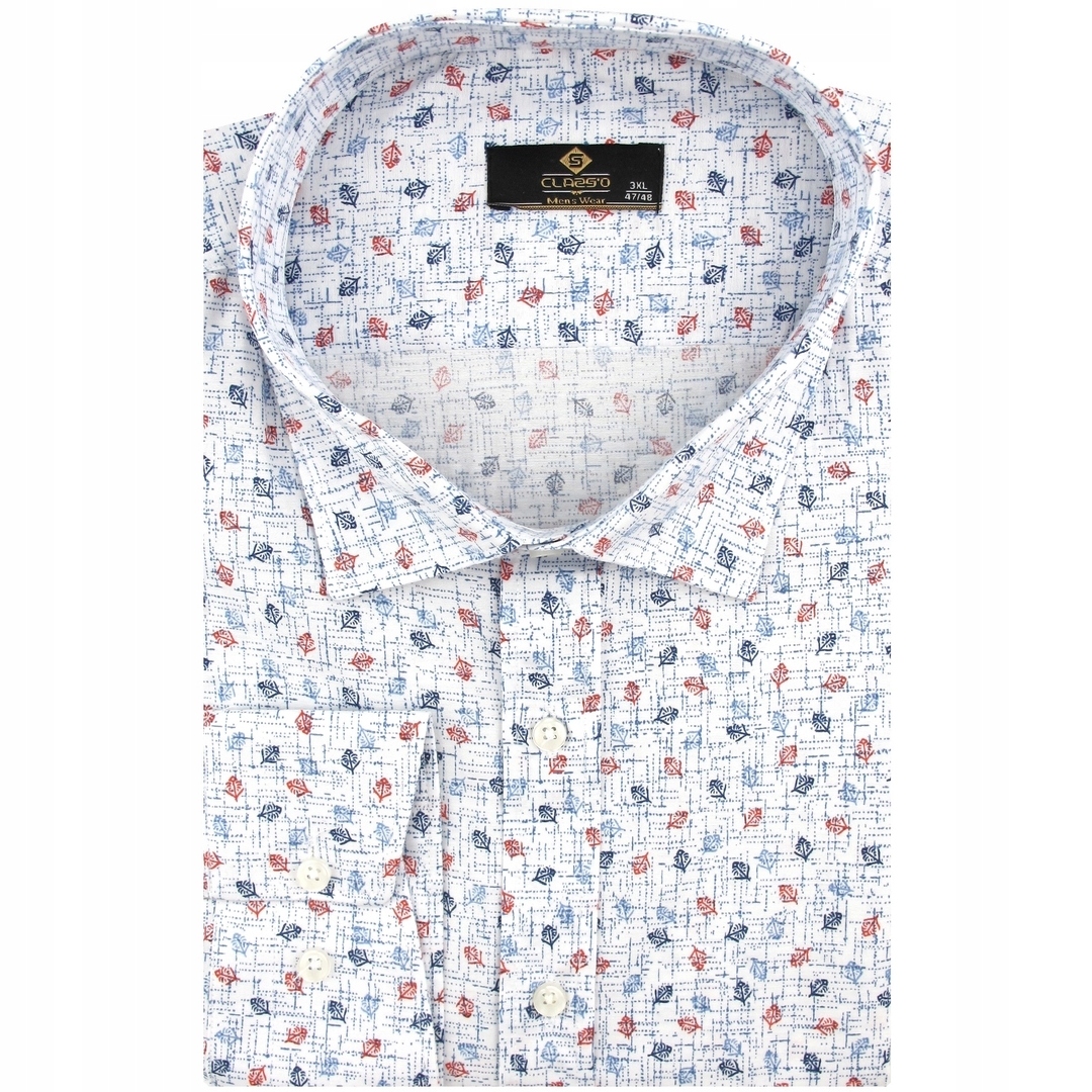 Duża Koszula Męska Wizytowa do garnituru Duże rozmiary J939