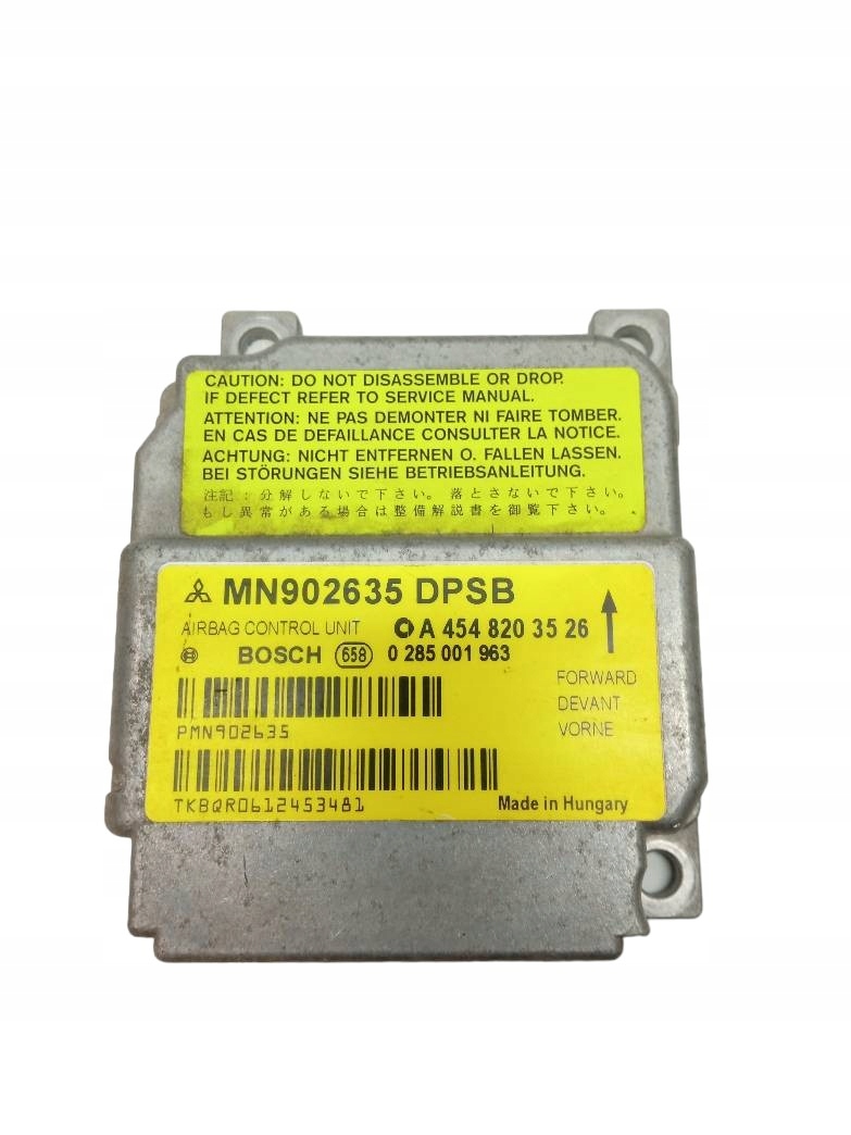 SENSOR airbag A4548203526 0285001963 Smart Forfour e (2004-2006)