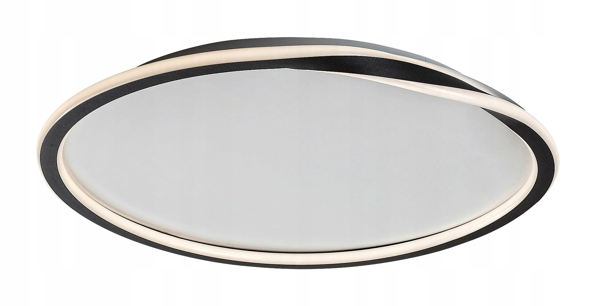 Stropné svietidlo ozdobný do obývacej izby spálne čiernobiely okrúhly Ø56 cm neutrálny