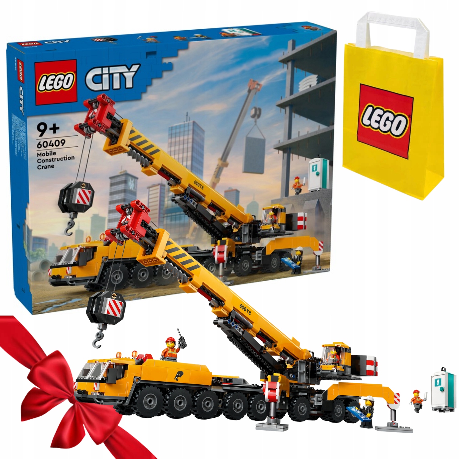 Zestaw Klocków Lego City Żółty Ruchomy Żuraw 60409 Top