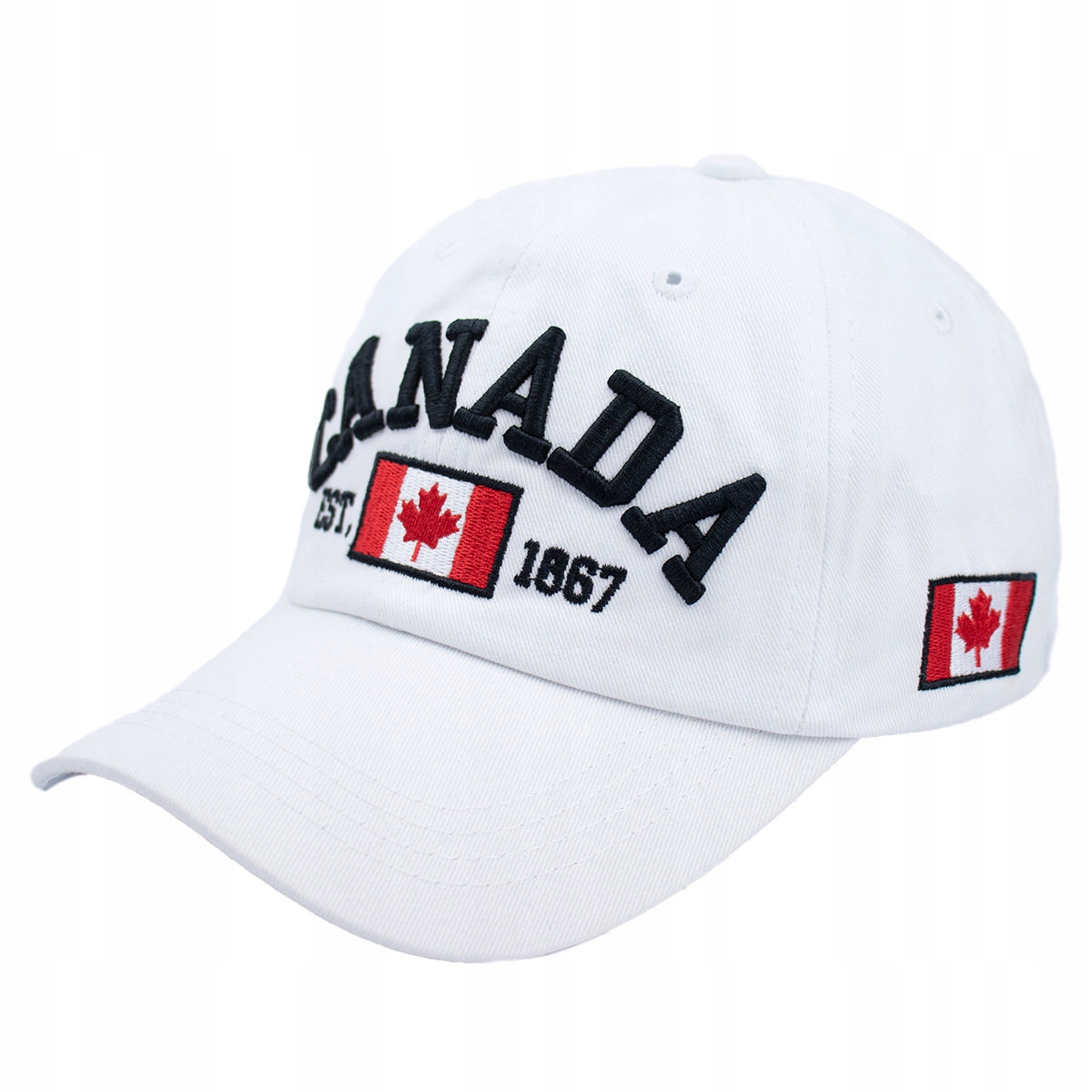 

Kaszkietówka Biała czapka z daszkiem sportowa