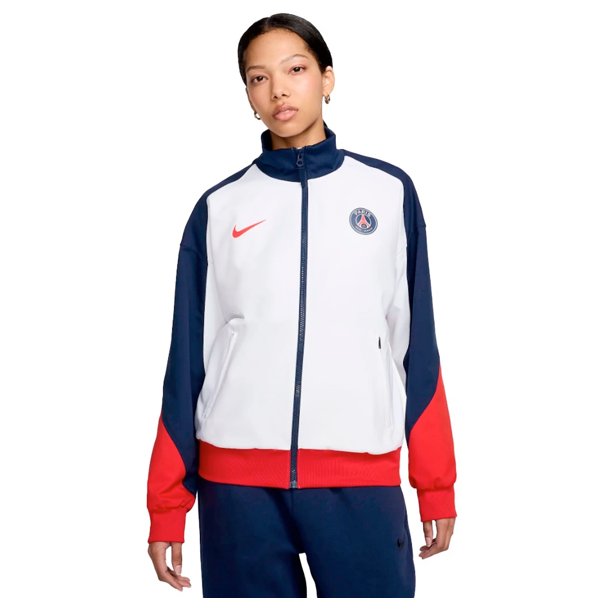 Bluza Kurtka Nike biały Paris Saint Germain Rozmiar S.