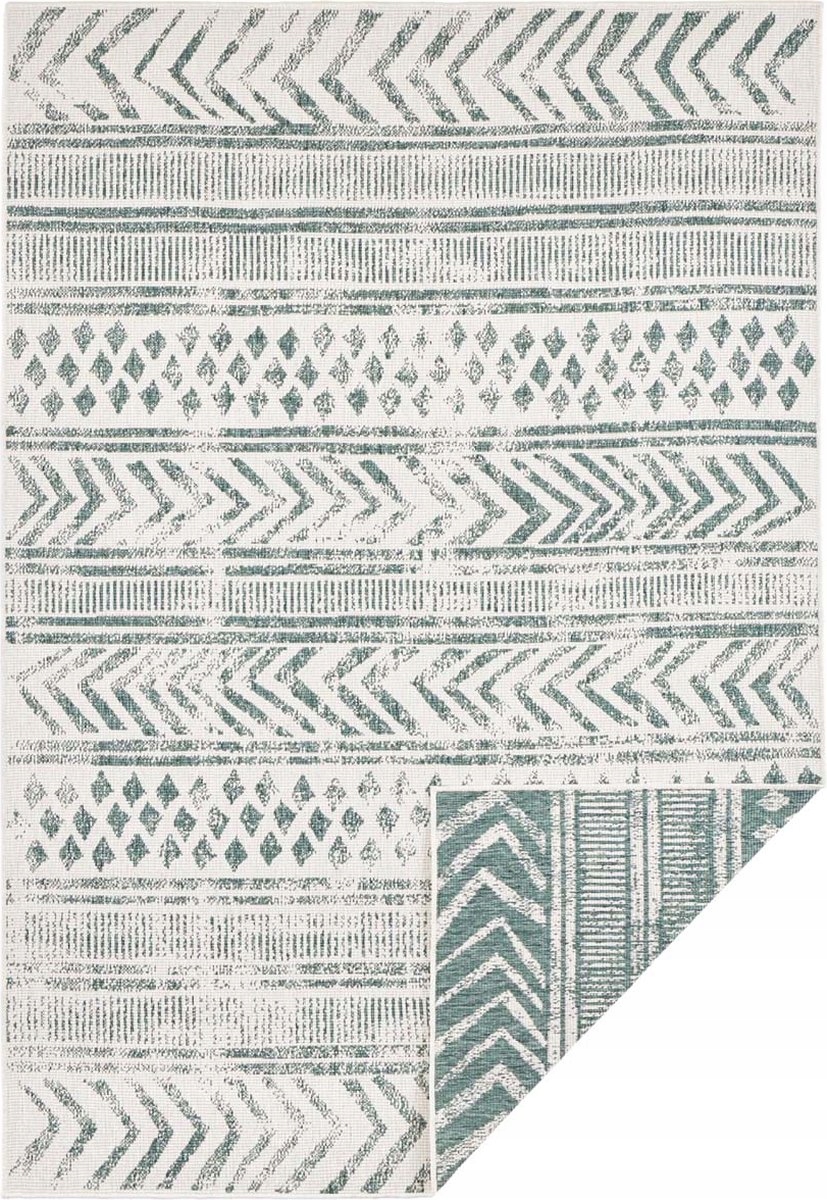 

Zielony dywan dwustronny,płaskotkany 120x170cm