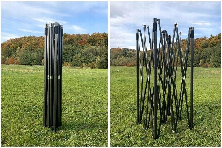 Pawilon Namiot Ekspresowy Ogrodowy 2x2 Namiot Eventowy Altana Ogrodowa Wysokość 2 m